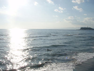 キラキラ輝く海