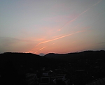 夕日