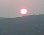 美しい夕日