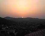 美しい夕日