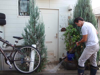 High-pressure washing