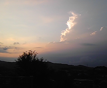 綺麗な夕日