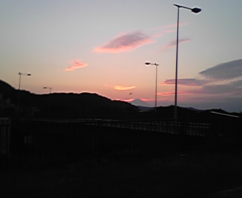 夕日