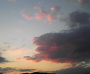 綺麗な夕日