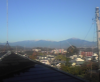 大山の雪化粧