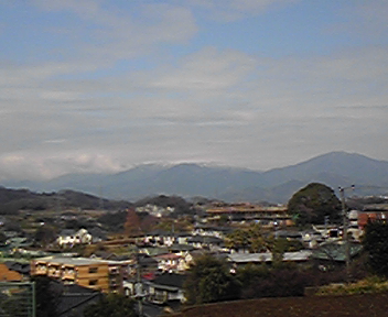 大山の雪化粧