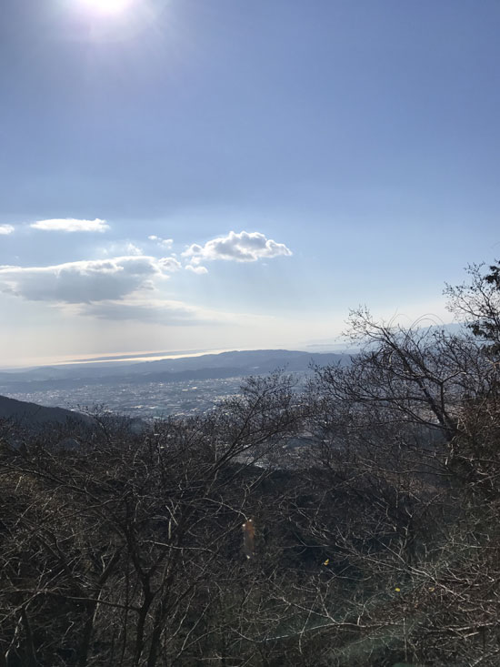 山の側溝の清掃