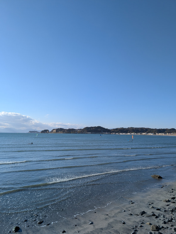 今年最後のウインドサーフィン Last windsurfing of the year